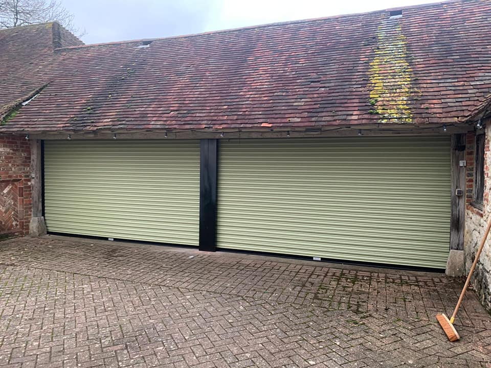 Double Garage Barn Doors - up and over